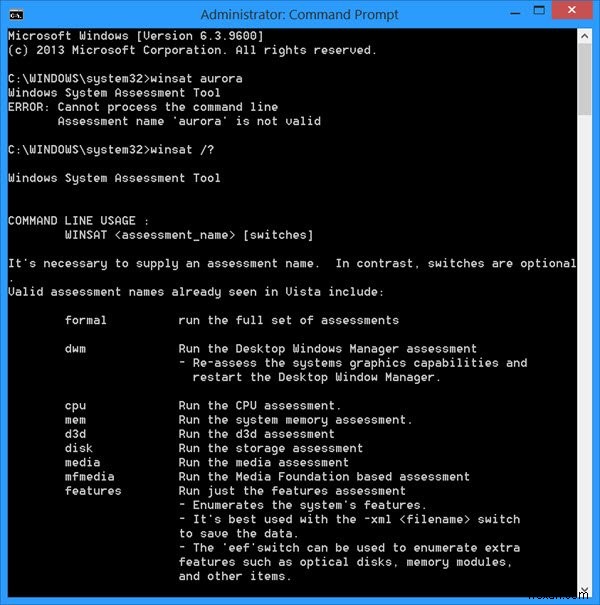 Windowsシステム評価ツール(WinSAT)とは?標準搭載のパフォーマンスベンチマークツールの使い方