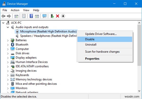 Windows 10でマイクを無効化・オフ・ミュートする方法【デバイスマネージャー/設定】