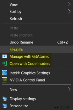 Windows 10の右クリックメニューに任意のアプリを追加する方法