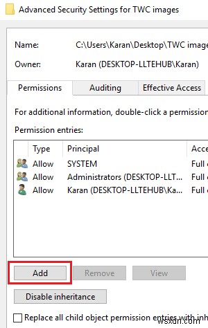 【Windows】管理ユーザーでも「このオブジェクトのセキュリティプロパティを表示する権限がありません」と表示される場合の対処法