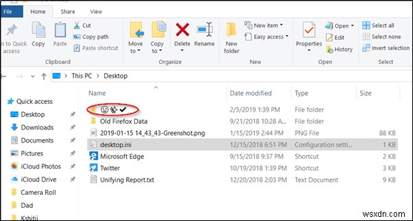 Windows 10でファイル名・フォルダー名に絵文字を追加する方法