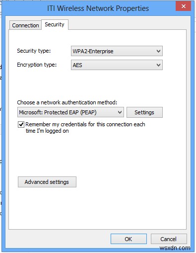 Windows 10でPEAP Wi-Fiのネットワーク認証情報を記憶させる方法