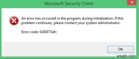 Windows Defenderエラーコード0x80073afcの原因と5つの解決方法