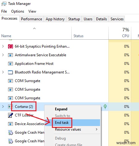 【Windows 10】SearchUI.exeが「一時停止→実行中→応答なし」になりCortanaの検索が使えないときの対処法