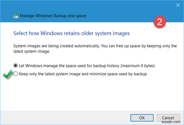 Windows 10でシステムイメージとバックアップを削除してディスク容量を空ける方法