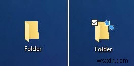 デスクトップアイコンに表示される2つの小さな青い矢印マークの意味と消し方
