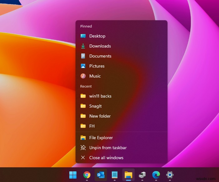 Windows 11/10でジャンプリストが表示されない・消えたときの対処法