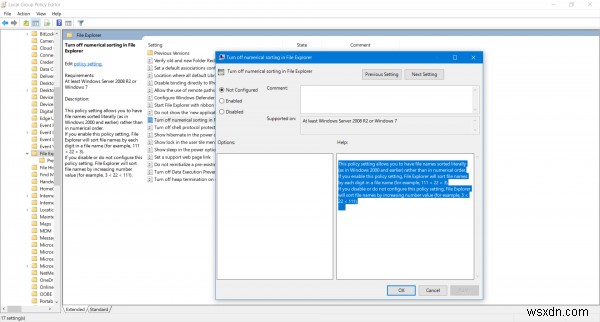 Windows 10のファイルエクスプローラーで数値順の並べ替えを有効・無効にする方法