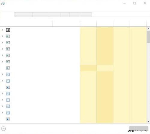 Windows 10でタスクマネージャーが真っ白になりプロセスが表示されない場合の対処法