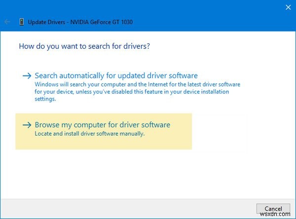 「選択したINFファイルはこのインストール方法をサポートしていません」エラーの解決法（Windows 10/8/7）