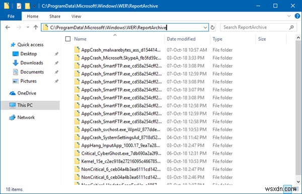 巨大なシステムキューのWindowsエラー報告ファイルを削除する方法