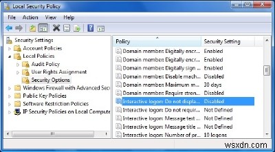 Windows 10のログオン画面に前回のユーザー名を表示させない方法