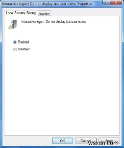 Windows 10のログオン画面に前回のユーザー名を表示させない方法
