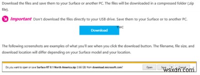 Microsoft Surfaceのリカバリイメージをダウンロードして復元ドライブを作成する方法