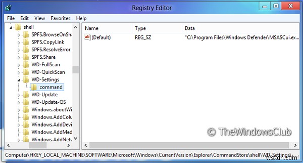 Windows 10の右クリックメニューにWindows Defenderの機能を追加する方法