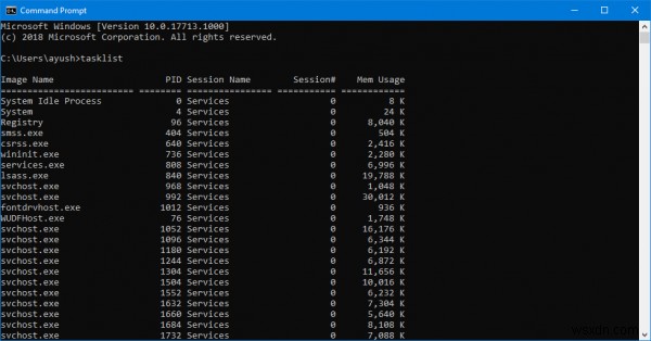 【Windows】TaskListコマンドで全プロセス一覧をテキストファイルに保存する方法