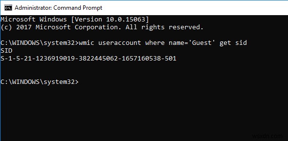 Windows 10でユーザーのセキュリティ識別子(SID)を確認する4つの方法