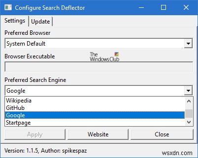 Windows 10のタスクバー検索・スタートメニューのデフォルト検索エンジンをGoogleに変更する方法