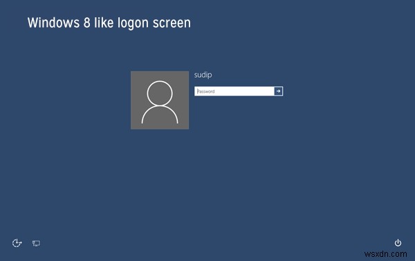 Windows 10でWindows 8風のログオン画面を有効にする方法(レジストリ編集)