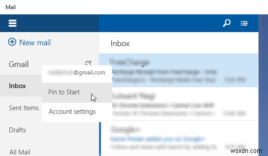 Windowsメールアプリで複数のメールアカウントごとにタイルやアイコンを追加する方法