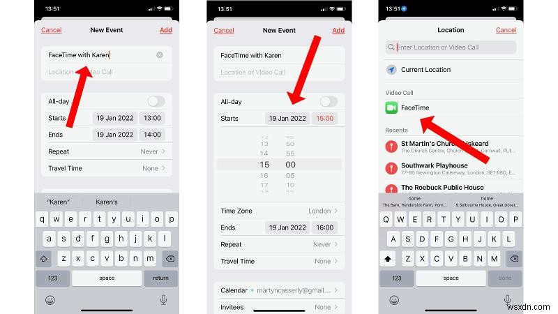 iOS 15・iPadOS 15・macOS MontereyでFaceTime通話を事前に予約・設定する方法