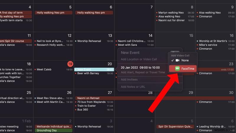 iOS 15・iPadOS 15・macOS MontereyでFaceTime通話を事前に予約・設定する方法