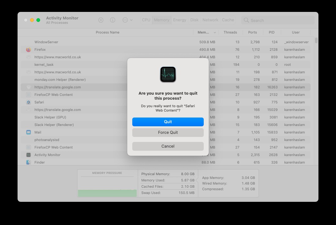 Macのメモリ（RAM）を解放する方法：動作が重い時の対処法と最適化テクニック