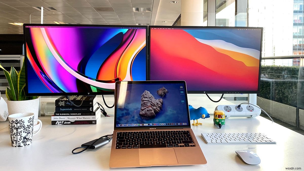 Apple Silicon「M1」Macに2台以上の外部ディスプレイを接続する方法