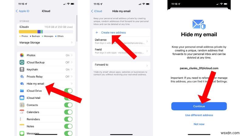 一時的なメールアドレスを作成する方法|Apple「メールを非公開」機能の使い方