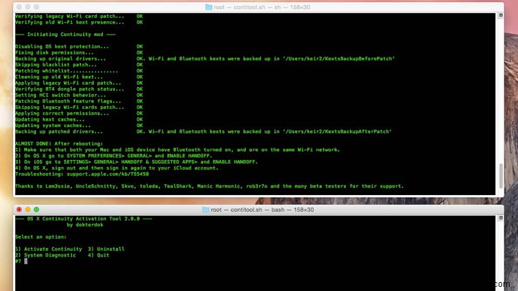サポート対象外のMacでContinuity(Handoff・Instant Hotspot)を使う方法