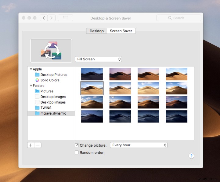 MojaveのDynamic Desktop壁紙をMac・iPhone・Windowsで使う方法