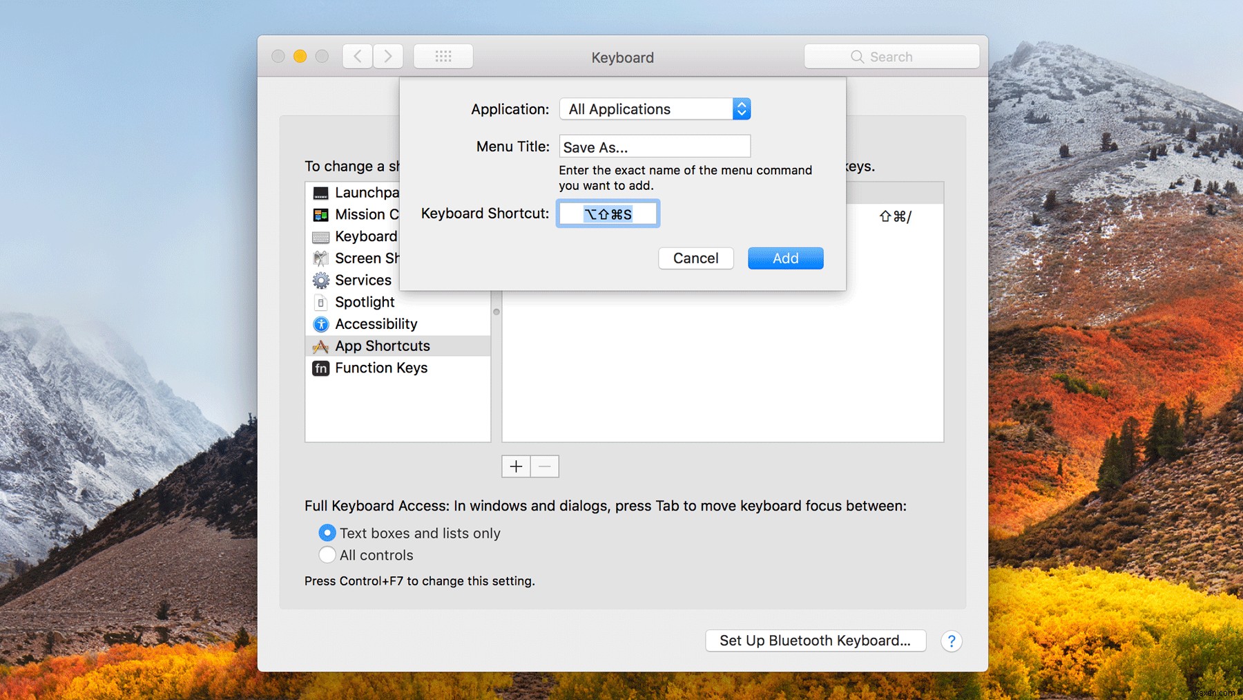 Macで「別名で保存」を表示して使う方法