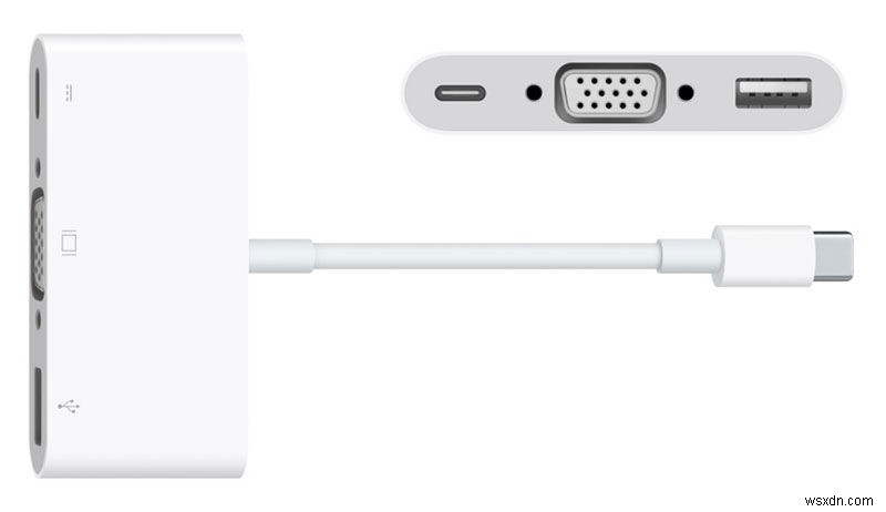 USB-C搭載のMacBook/MacBook ProをVGAプロジェクター・テレビ・ディスプレイに接続する方法