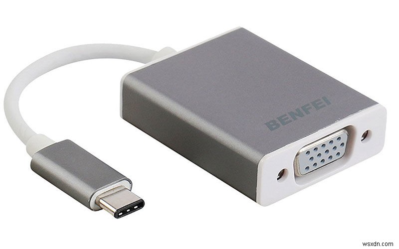 USB-C搭載のMacBook/MacBook ProをVGAプロジェクター・テレビ・ディスプレイに接続する方法