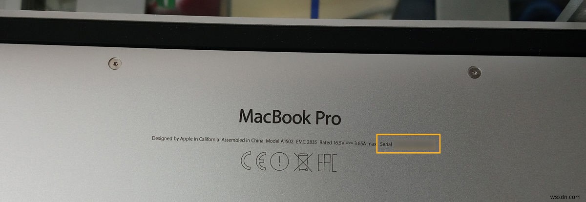 Macのシリアル番号を確認する方法【本体・梱包箱・領収書から探す】