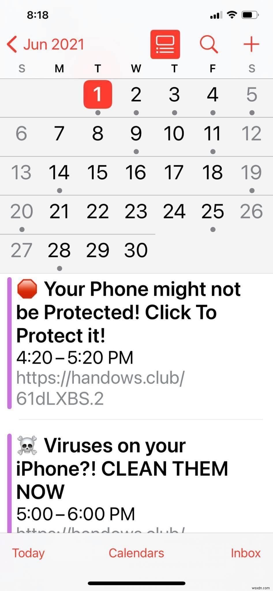 iPhoneカレンダーのスパムを削除する方法！不要な予定が表示されなくなる対処法