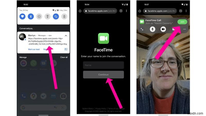 AndroidユーザーをFaceTimeで呼び出す方法|iOS 15のリンク機能を使った招待手順