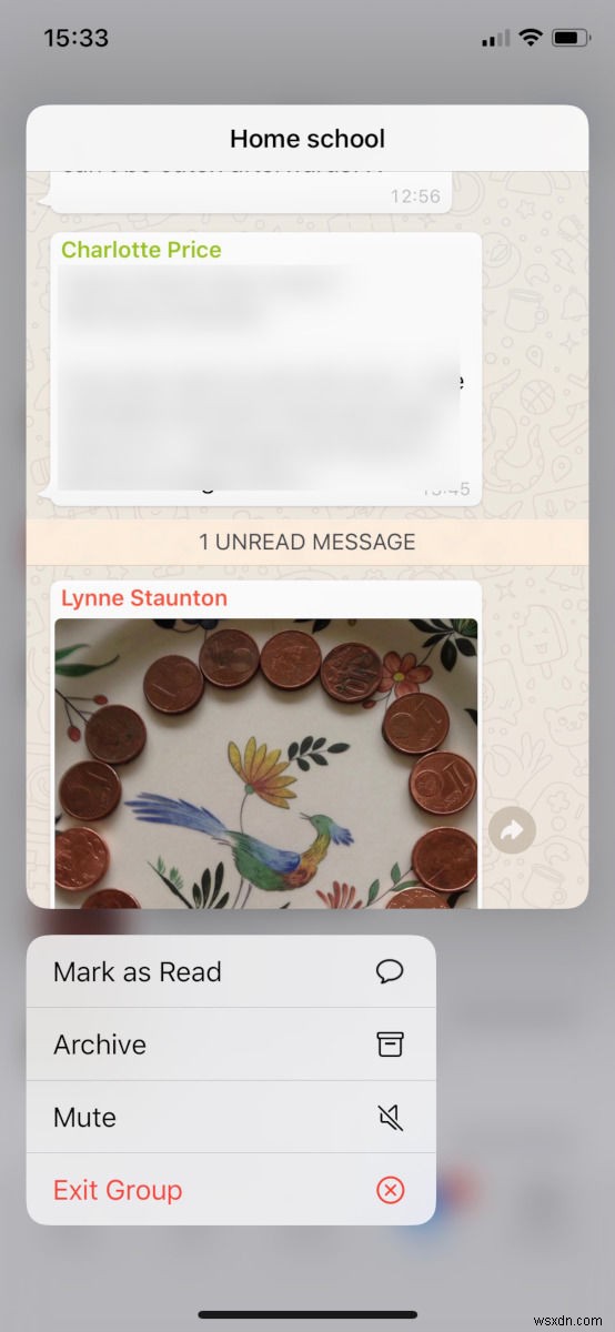 iPhoneでWhatsAppのメッセージを既読にせずこっそり読む方法