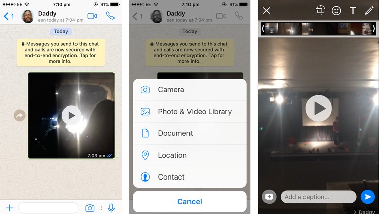 iPhoneのWhatsAppでGIFを送信する方法【Giphy・動画・Live Photos対応】