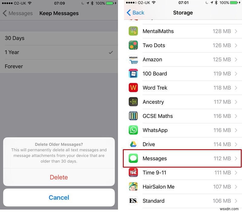 iPhoneの古いメッセージを一括削除してストレージを大幅に節約する方法