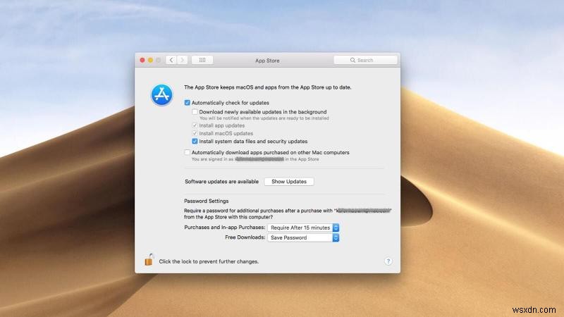 macOSのアップデート通知ポップアップを非表示にする方法