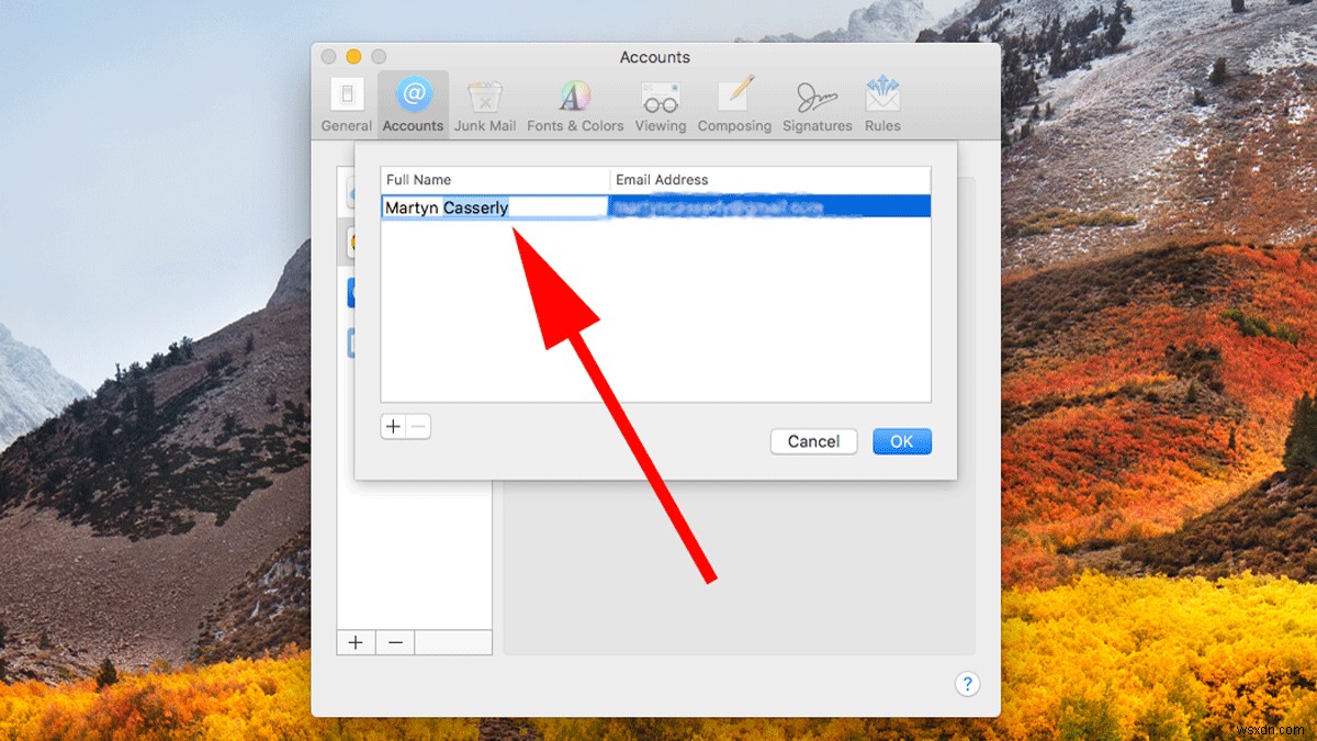 Apple Mailでメール送信者名を変更する方法(Mac・iPhone/iPad対応)