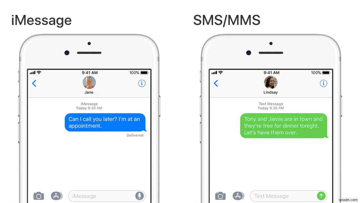 iMessageとSMSの見分け方|吹き出しの色で簡単に判別する方法