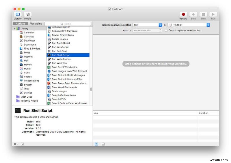 Macのテキストエディットで単語数をカウントする方法|Automator設定と簡単な代替手段