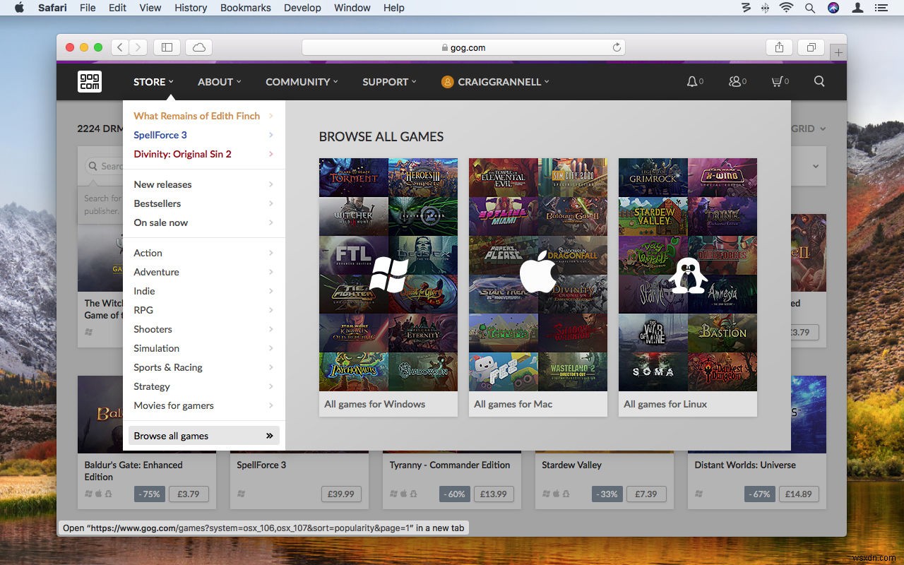 Macでレトロゲームを遊ぶならGOG.com！使い方とおすすめ名作4選
