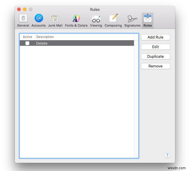 Macの「メール」で不在時の自動返信メッセージを設定する方法
