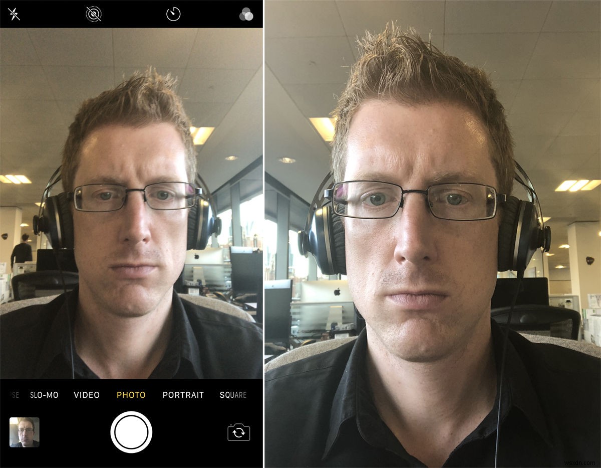 iPhoneの自撮り写真が反転する理由と、反転・解除する方法