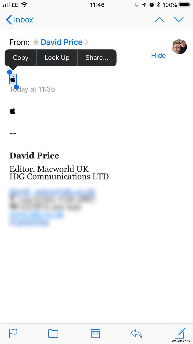 iPhone・iPadでAppleロゴ()を入力する方法