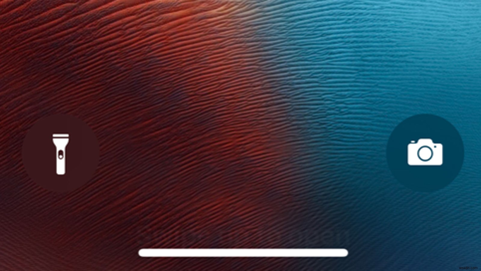iPhone Xのロック画面からライト(トーチ)とカメラにアクセスする方法