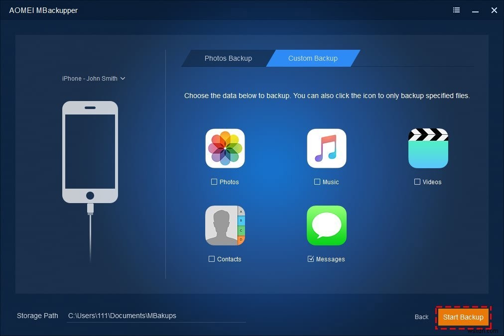 iPhoneのメッセージを閲覧可能なファイルとして簡単にエクスポートする方法